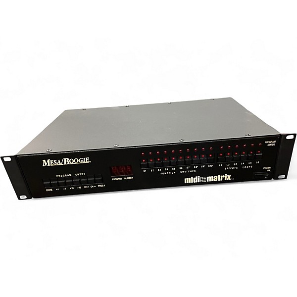 Used MESA/Boogie MATRIX MIDI Interface