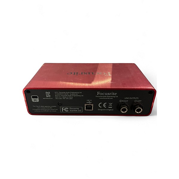 Used Focusrite Scarlett 2i2 Audio Interface