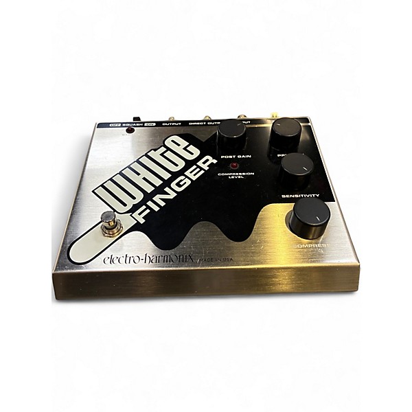 Used Electro-Harmonix White Finger Compressor Effect Pedal