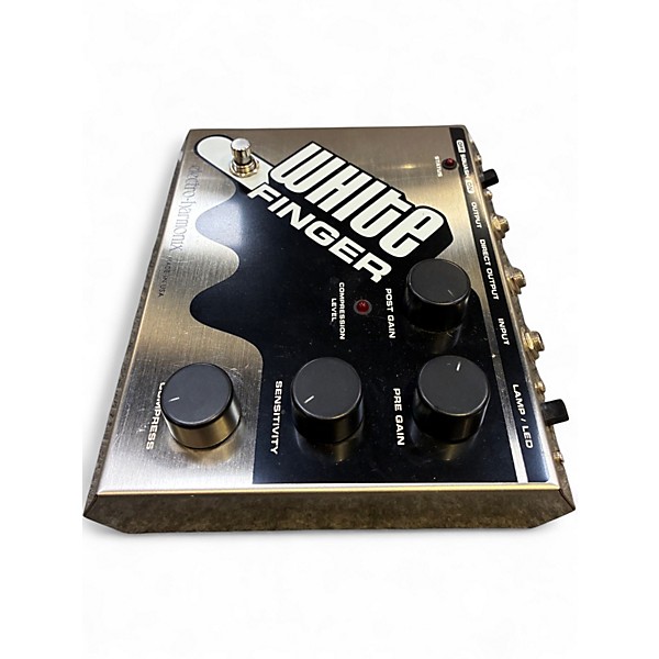 Used Electro-Harmonix White Finger Compressor Effect Pedal