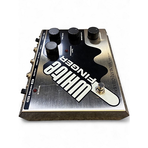 Used Electro-Harmonix White Finger Compressor Effect Pedal