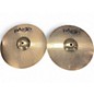 Used Paiste 14in 101 BRASS HI HAT PAIR Cymbal thumbnail