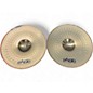 Used Paiste 14in 101 BRASS HI HAT PAIR Cymbal