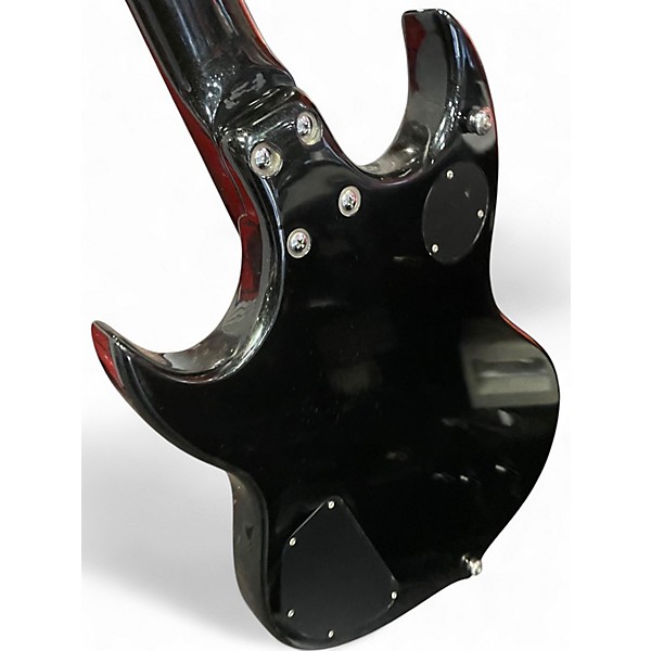 Used Silvertone Paul Stanley PSSN1 black Solid Body Electric Guitar