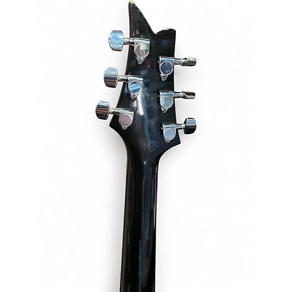 Used Silvertone Paul Stanley PSSN1 black Solid Body Electric Guitar