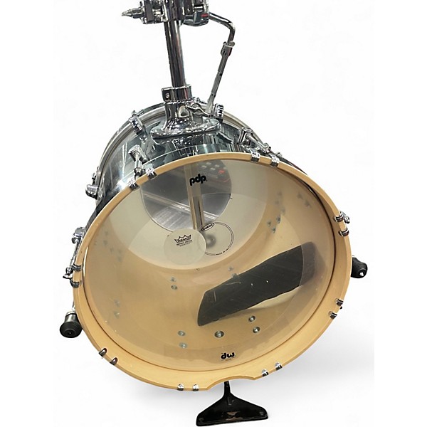 Used PDP by DW 3 Piece New Yorker Black Sparkle Drum Kit