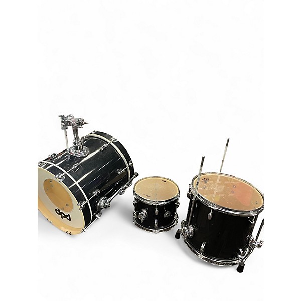 Used PDP by DW 3 Piece New Yorker Black Sparkle Drum Kit