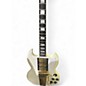 Used Epiphone inspired by gibson 1963 les paul custom white Solid Body Electric Guitar