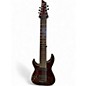 Used Schecter Guitar Research Hellraiser C-9 Left Black Cherry Electric Guitar thumbnail