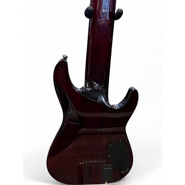 Used Schecter Guitar Research Hellraiser C-9 Left Black Cherry Electric Guitar