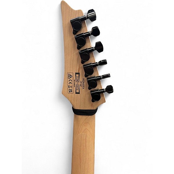 Used Ibanez RGA42EX TRANSPARENT PURPLE Solid Body Electric Guitar