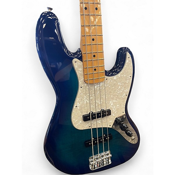 Used Fender PLAYER II JAZZ BASS Blue Burst Electric Bass Guitar