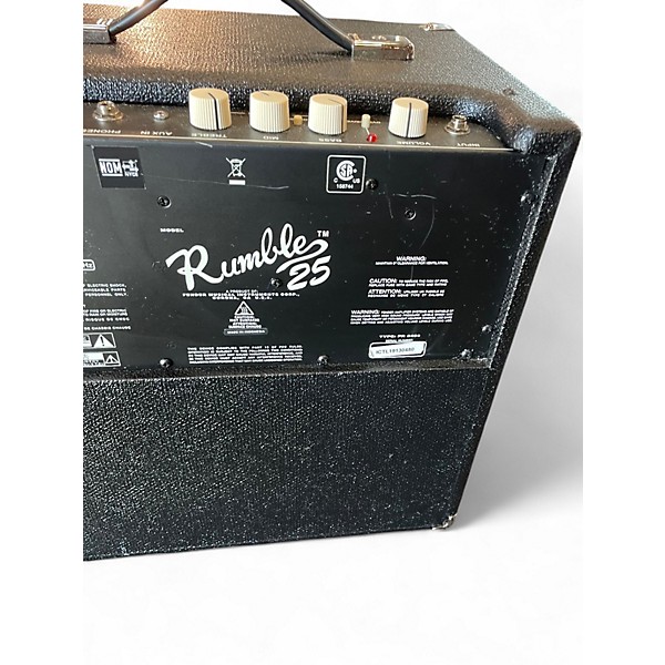 Used Fender Rumble 25 25W 1x8 Bass Combo Amp