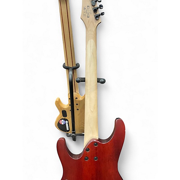 Used Ibanez S621QM Blue Solid Body Electric Guitar