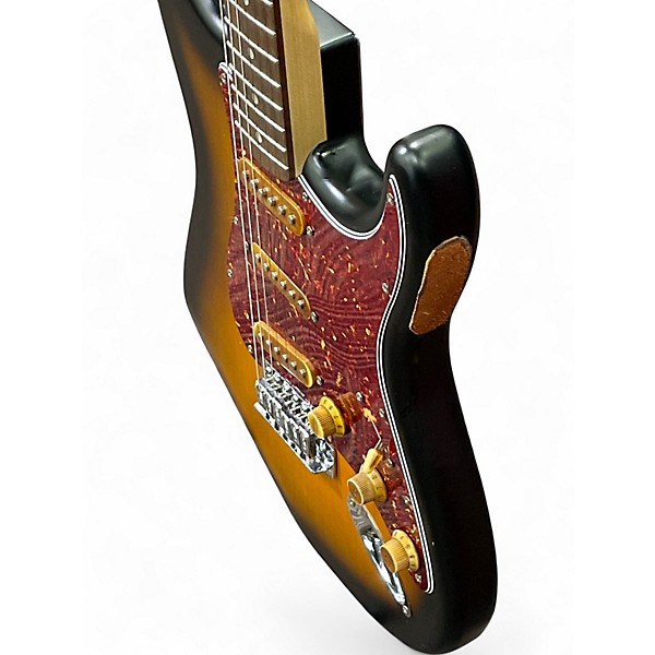 Used Squier Affinity Stratocaster 2 Color Sunburst Solid Body Electric Guitar