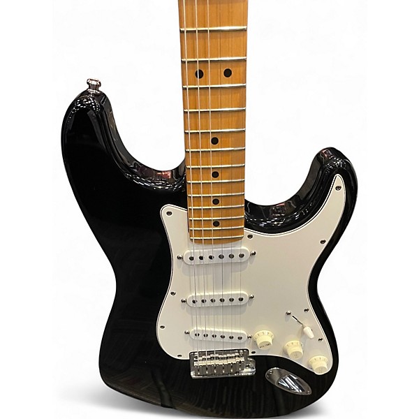 Vintage 1993 Fender American Standard Stratocaster Black Solid Body Electric Guitar