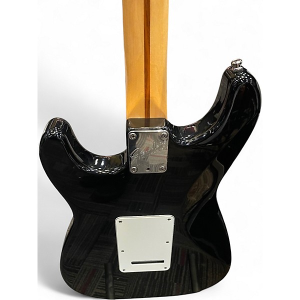 Vintage 1993 Fender American Standard Stratocaster Black Solid Body Electric Guitar