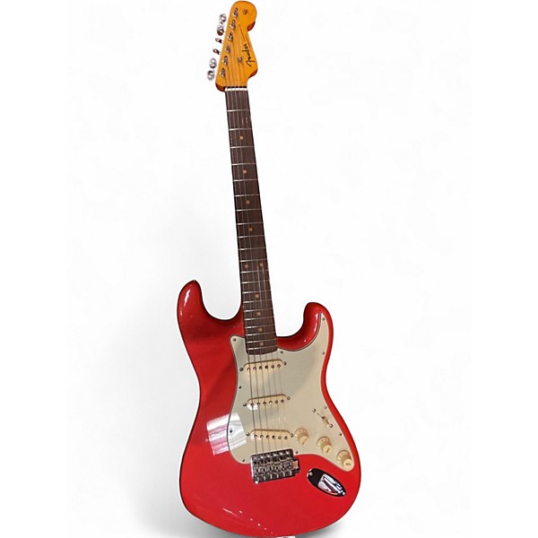 Used Fender AMERICAN VINTAGE II STRATOCASTER 1961 Fiesta Red Solid Body Electric Guitar