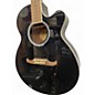 Used Fender FA135CE Concert Black Acoustic Electric Guitar