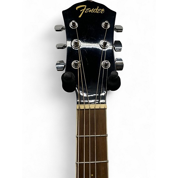 Used Fender FA135CE Concert Black Acoustic Electric Guitar
