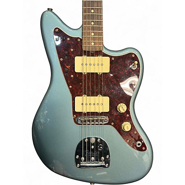 Used Fender Vintera 60s Jazzmaster Ice Blue Metallic Solid Body Electric Guitar