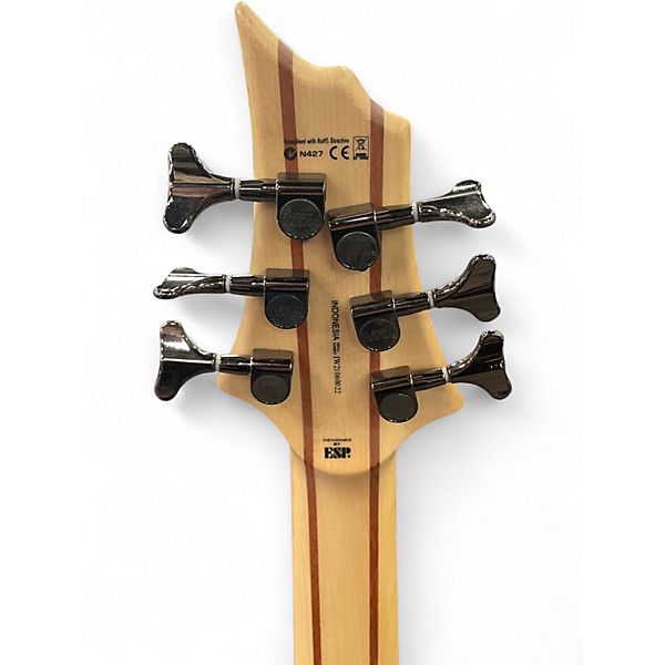 Used 2021 ESP LTD B206SM 6 String Brown Electric Bass Guitar