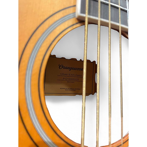Used Orangewood OLIVER S AN RETRO Natural Acoustic Guitar
