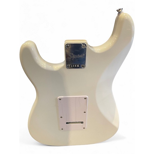 Used Squier Sonic Stratocaster Arctic White Solid Body Electric Guitar