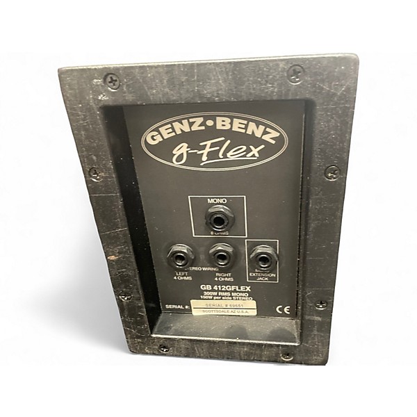 Used Genz Benz GB412 Guitar Cabinet