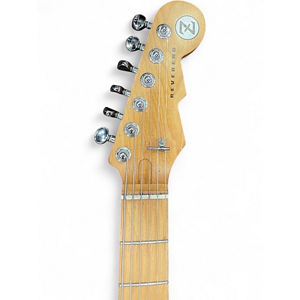 Used Reverend Billy Corgan Signature Drop Z White Solid Body Electric Guitar