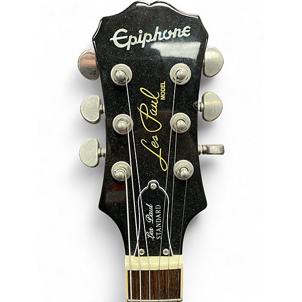 Used Epiphone Les Paul Standard Black Solid Body Electric Guitar