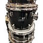 Used Ludwig 5 Piece Backbeat Black Drum Kit