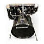 Used Ludwig 5 Piece Backbeat Black Drum Kit