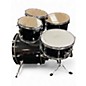 Used Ludwig 5 Piece Backbeat Black Drum Kit