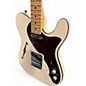 Used Fender American Deluxe Telecaster Thinline Olympic White Hollow Body Electric Guitar