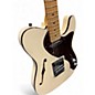 Used Fender American Deluxe Telecaster Thinline Olympic White Hollow Body Electric Guitar