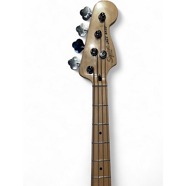 Used Squier Affinity Jazz Bass 3 Color Sunburst Electric Bass Guitar