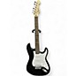 Used Squier STRATOCASTER BLACK Solid Body Electric Guitar thumbnail