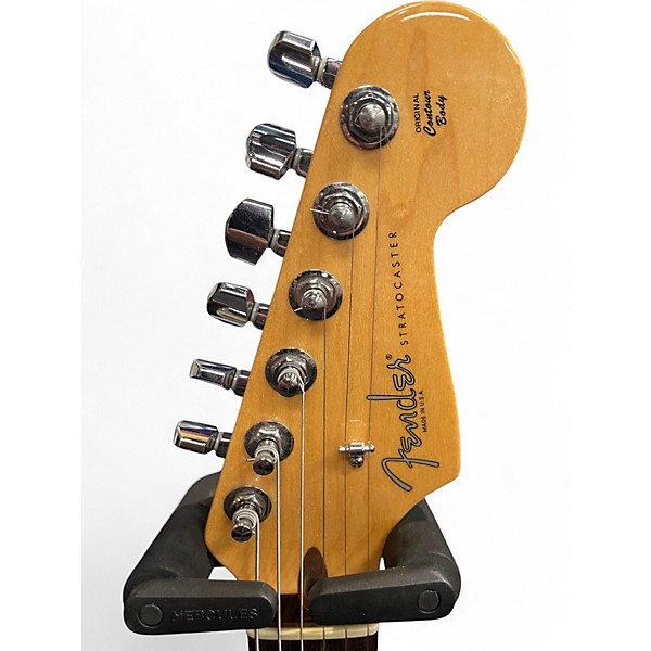 Used 2007 Fender American Standard Stratocaster Sunrise Tea Burst Solid Body Electric Guitar