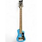 Used Hofner Travel Guitar Blue Electric Guitar thumbnail