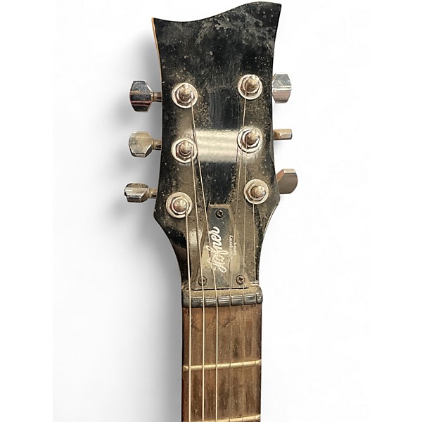 Used Hofner Travel Guitar Blue Electric Guitar