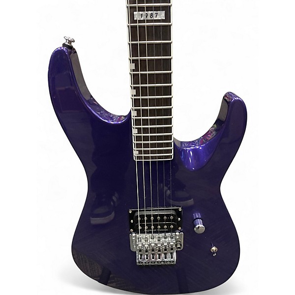 Used ESP ltd M1 Custom 1987 reissue series Purple Solid Body Electric Guitar