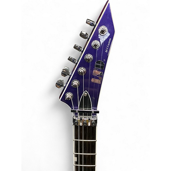Used ESP ltd M1 Custom 1987 reissue series Purple Solid Body Electric Guitar