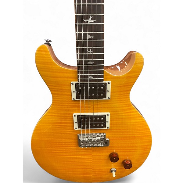 Used 2024 Prs Se santana Yellow Solid Body Electric Guitar