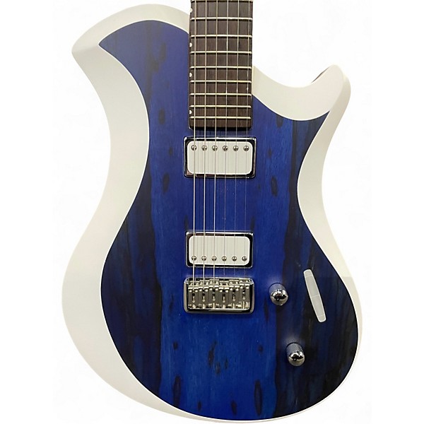 Used Relish Guitars Mary one Blue African Marble Solid Body Electric Guitar