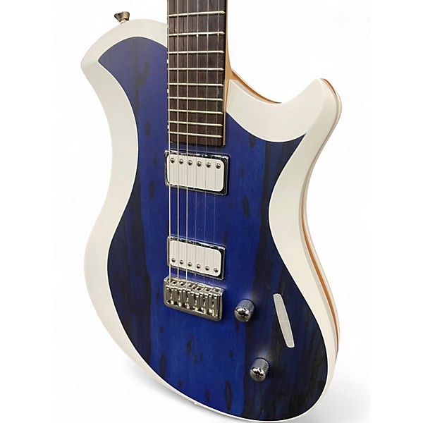 Used Relish Guitars Mary one Blue African Marble Solid Body Electric Guitar