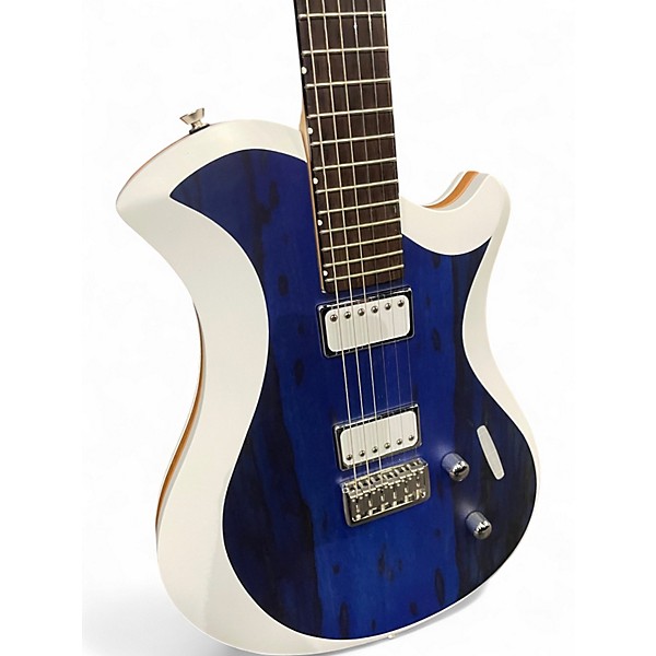 Used Relish Guitars Mary one Blue African Marble Solid Body Electric Guitar