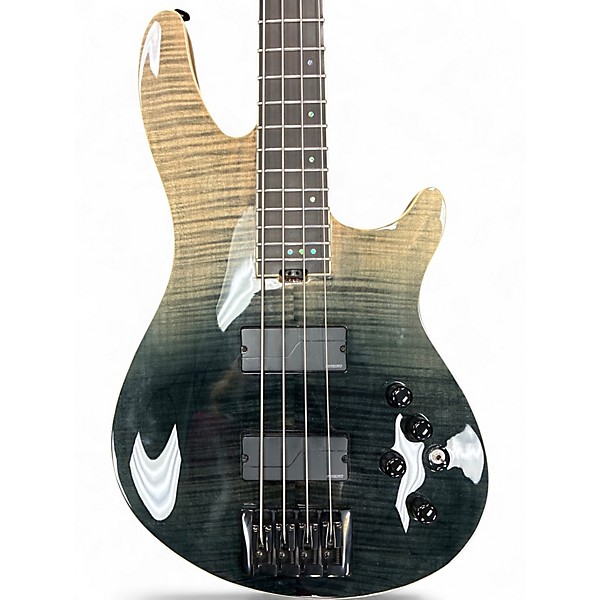 Used Schecter Guitar Research SLS Elite-4 Black Fade Burst Electric Bass Guitar