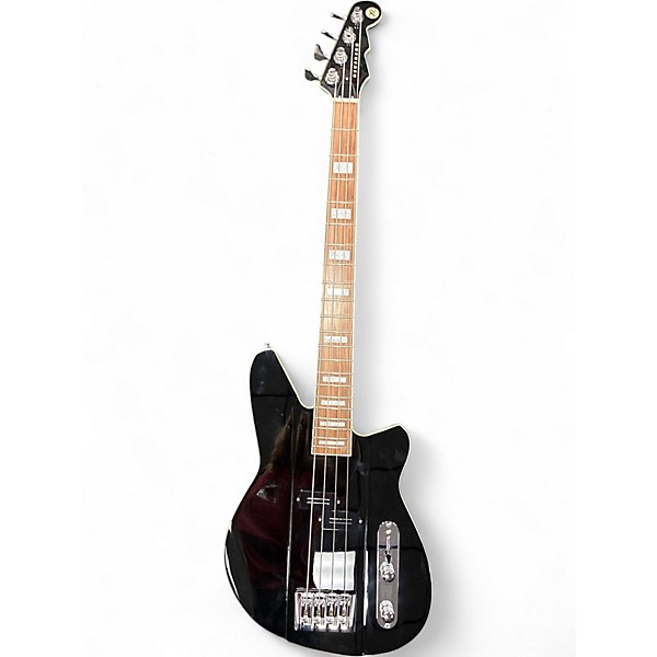 Used Reverend Sentinel Black Electric Bass Guitar