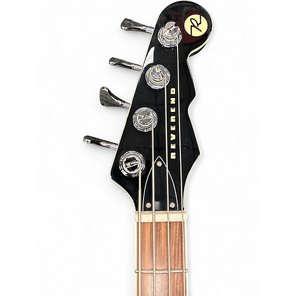 Used Reverend Sentinel Black Electric Bass Guitar
